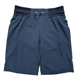 Brooks Black Athletic Shorts Moisture-Wicking Elastic Waist